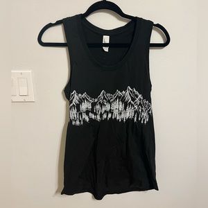 Screen printed tank top